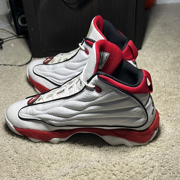 Jordan Pro Strong ‘White Gym Red’ *Good Condition * Size 11 - Picture 5 of 5